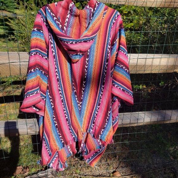 Free people hippie hooded kimono - Picture 2 of 6